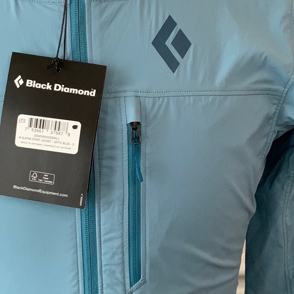 Black Diamond W ALPINE START JACKET Women’s -Arctic Blue - Picture 5 of 14